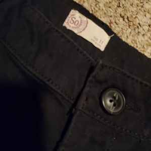 So Brand Black Shorts Size 11